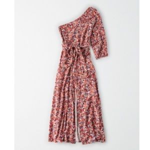 Floral one shoulder dress